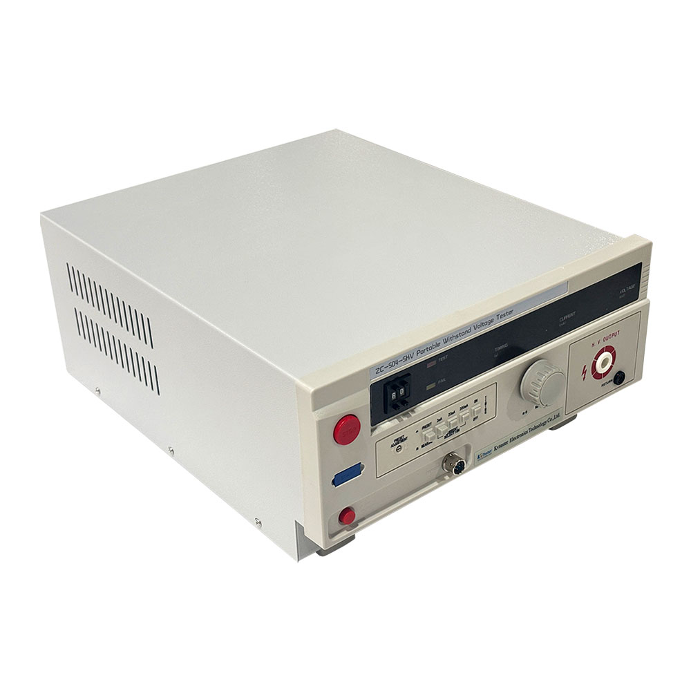 Portable withstand voltage tester
