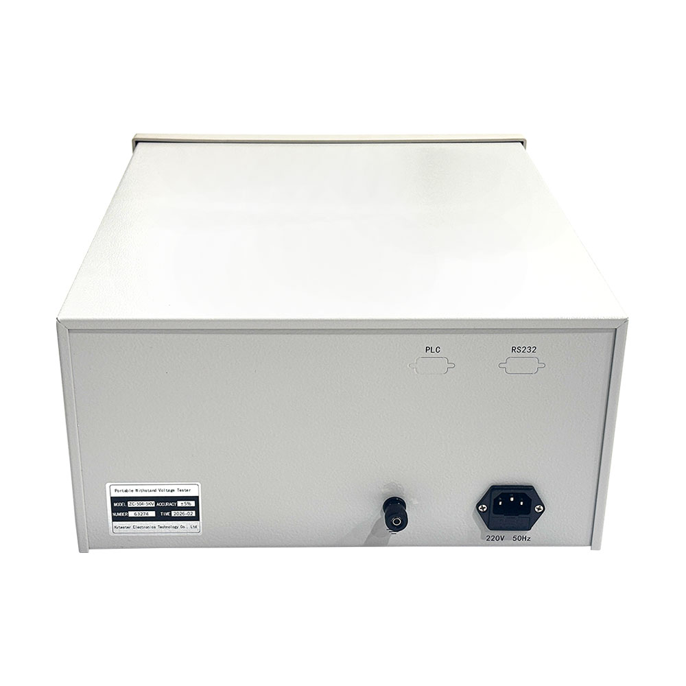 Portable withstand voltage tester